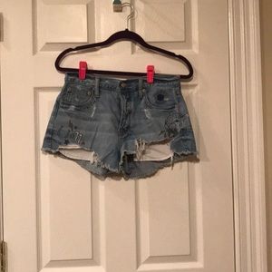American Eagle jean shorts.
